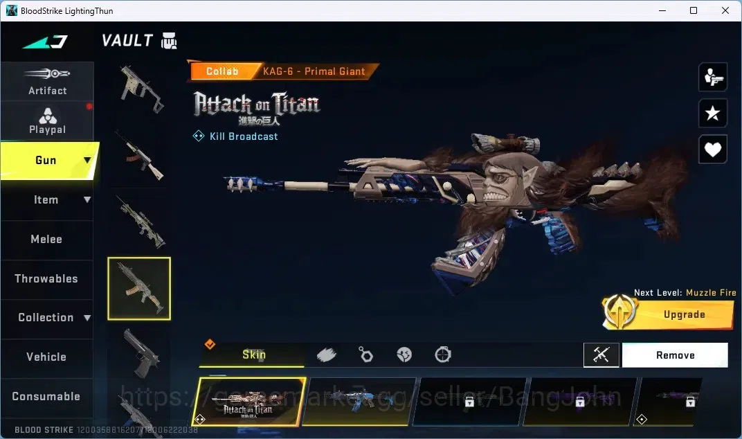 Blood Strike Accounts ASIA | ETERNAL: AUG, Kar98k |BLEACH Spike-TashiroH image 9