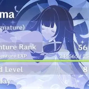 Genshin Impact Accounts Others ASIA Usnunset|AR 56| 6 Lim : Neuvill, Columbina, Nicole, Citlali, etc| 2 Sign: Ineffa
