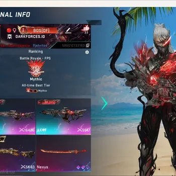Blood Strike Accounts High-End ASIA|2 XTream [Deluxe]:AK47-DarkMatter&M82-DarkMater|1 Evo Gun:M1887-Executor|6 Eternal Gun|2