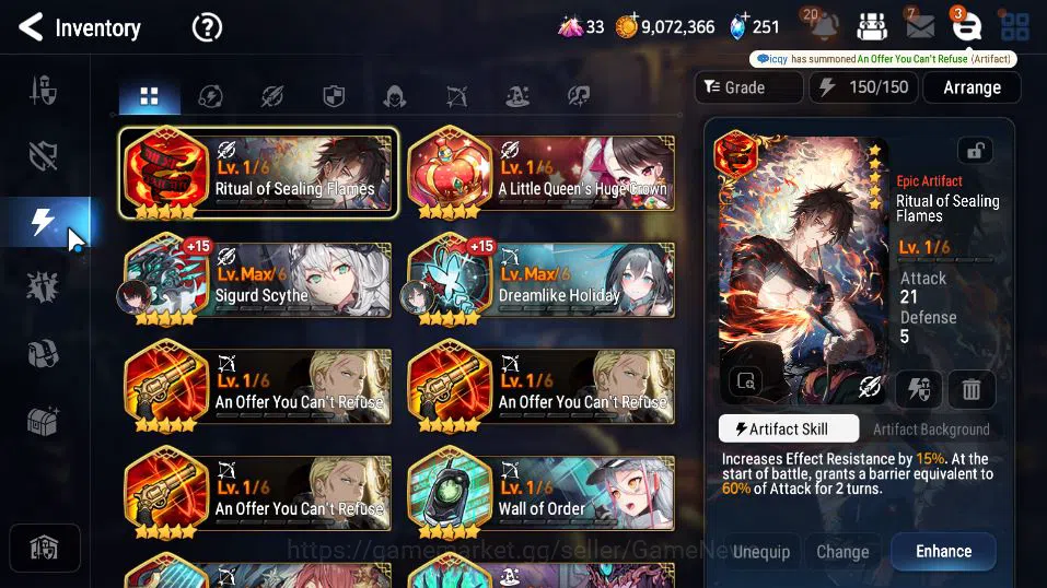 Epic Seven Accounts GLOBAL Unverif|New Era|6 ML(E Ilynav,SP Politis,A image 12