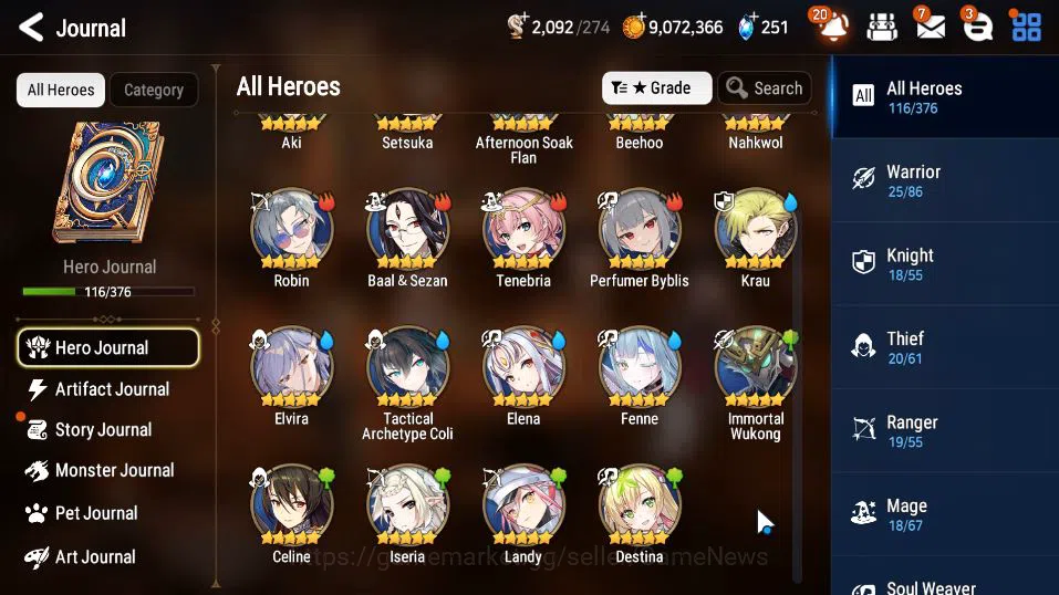 Epic Seven Accounts GLOBAL Unverif|New Era|6 ML(E Ilynav,SP Politis,A image 17