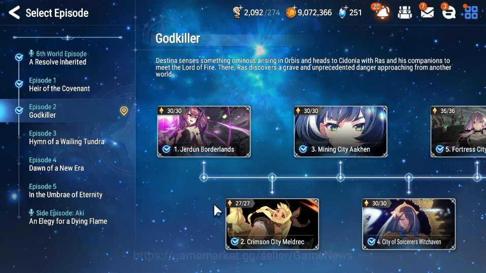 Epic Seven Accounts GLOBAL Unverif|New Era|6 ML(E Ilynav,SP Politis,A image 8