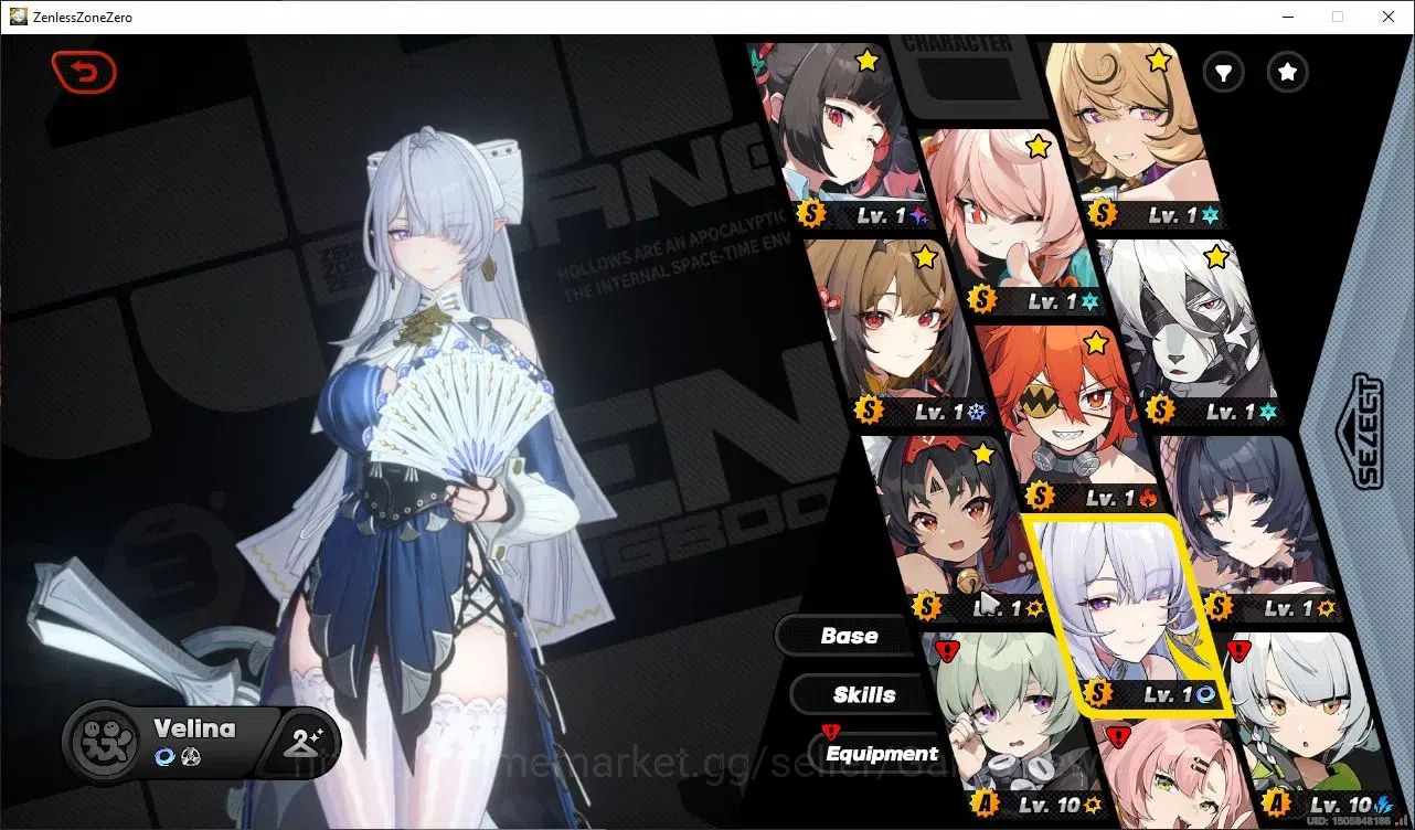 Zenless Zone Zero Accounts Starter EU IK 12|S1 Prolo|6 LMT(Velina,YeShunGuang,Jane(Skin)+Sign,Yidhari,NangongY,Zhao)|2 STD 1