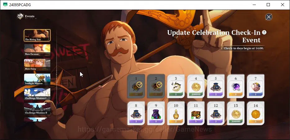 The Seven Deadly Sins: Origin Accounts SEA|Fresh Starter Lv 3|4 SSR|EscanorP1,MeliodasP1, image 7