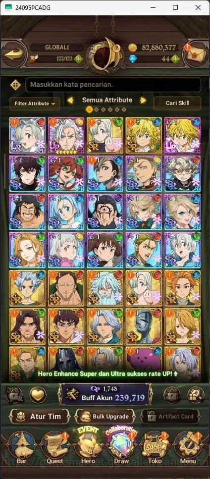 The Seven Deadly Sins: Grand Cross Accounts Global | 239,719k CC |1 LR|1 UR|LR Elizabeth 1/6|U image 4