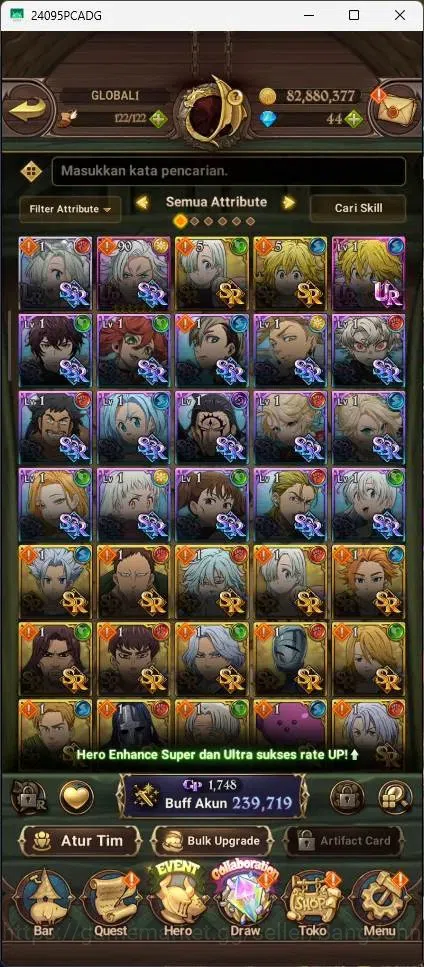 The Seven Deadly Sins: Grand Cross Accounts Global | 239,719k CC |1 LR|1 UR|LR Elizabeth 1/6|U image 5