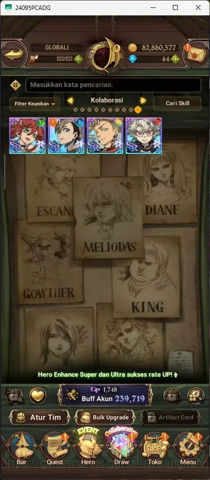 The Seven Deadly Sins: Grand Cross Accounts Global | 239,719k CC |1 LR|1 UR|LR Elizabeth 1/6|U image 7