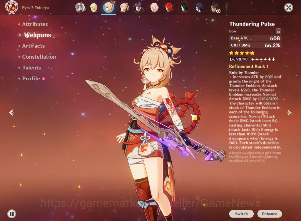 Genshin Impact Accounts ASIA|AR 59|9 Limited+8(*5WEP)|Linnea,(Arlecchino,R image 18