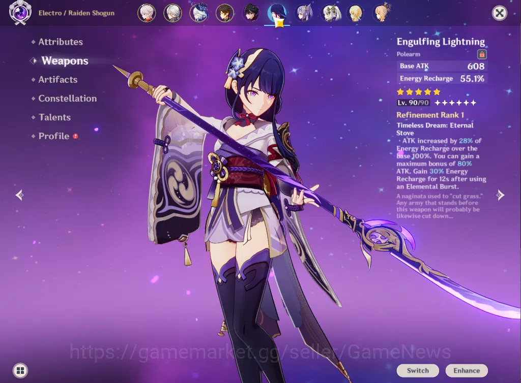 Genshin Impact Accounts ASIA|AR 59|9 Limited+8(*5WEP)|Linnea,(Arlecchino,R image 19