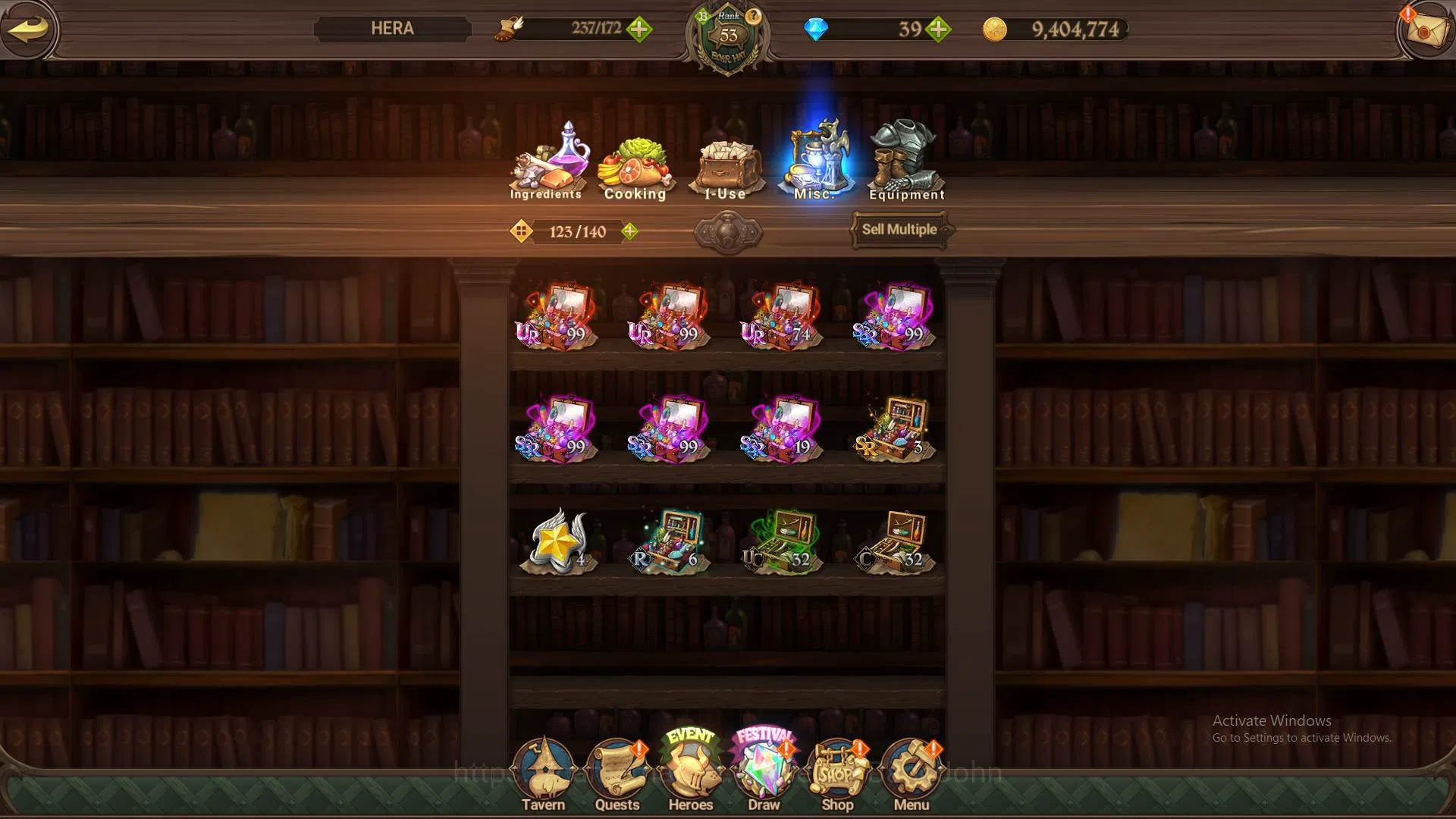 The Seven Deadly Sins: Grand Cross Accounts Others GLOBAL|3M CC| 1LR Elizabeth|Full collab FF|Meresca2/6,Salos,Chaos 6