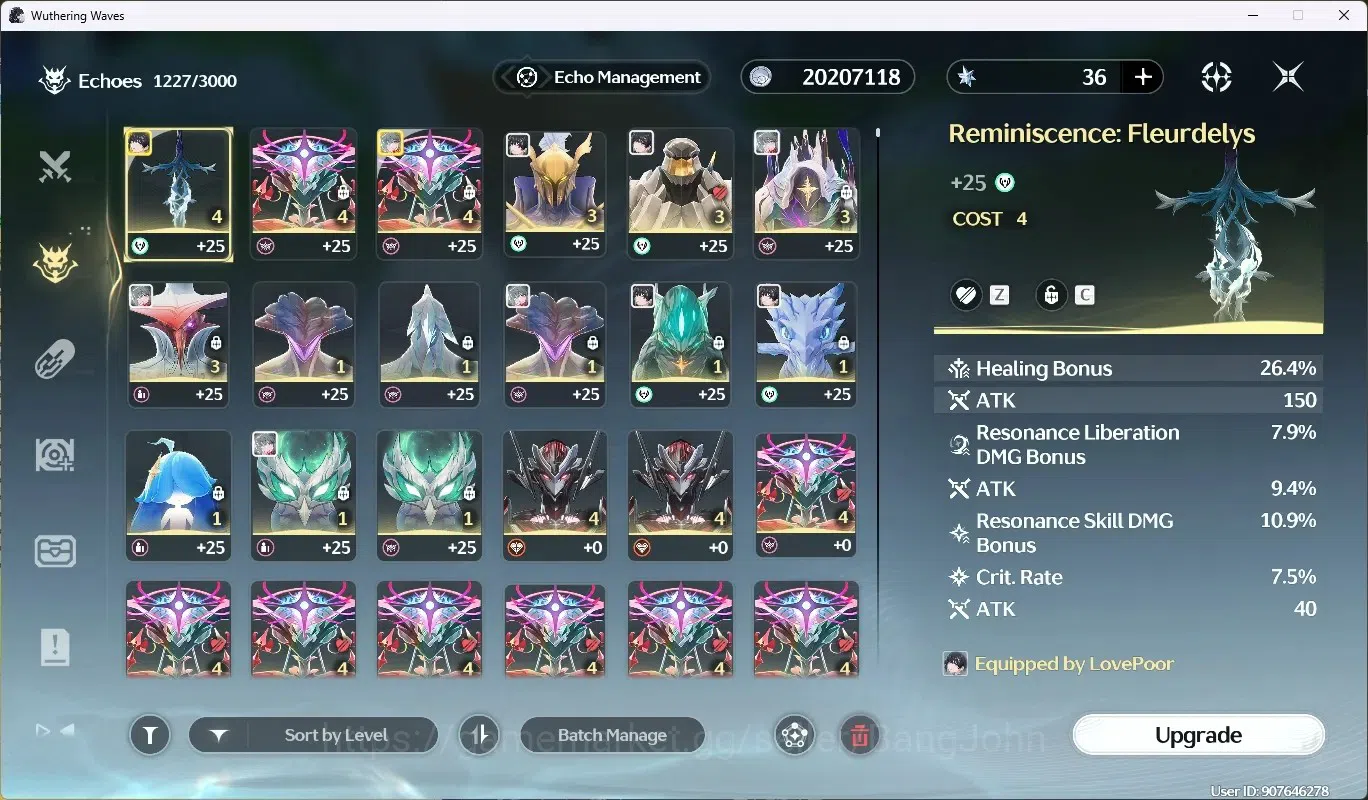Wuthering Waves Accounts SEA|UL 52|Rank 6|1 Char Limited [Phrolova R6 + Sig image 11