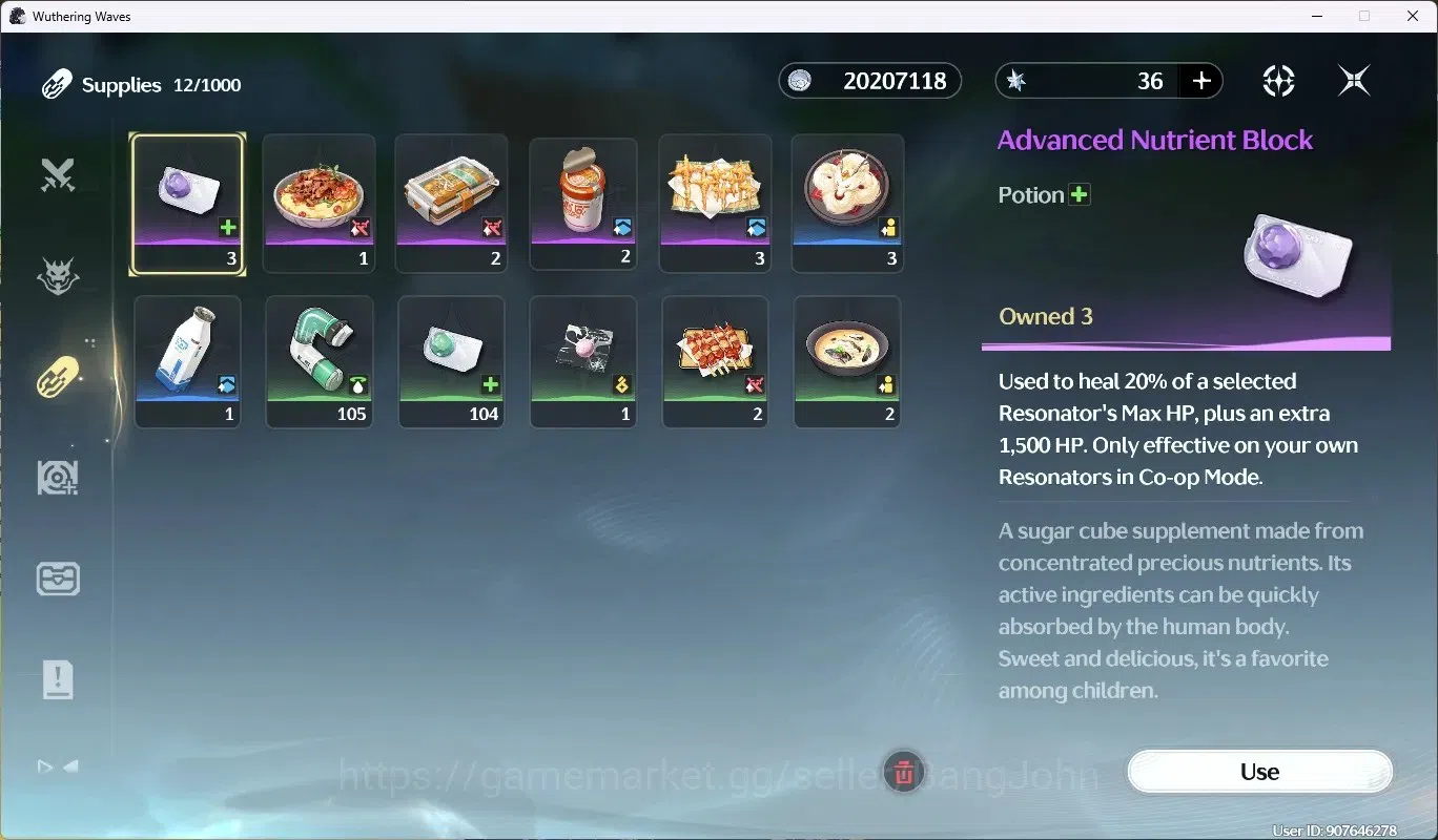 Wuthering Waves Accounts SEA|UL 52|Rank 6|1 Char Limited [Phrolova R6 + Sig image 12