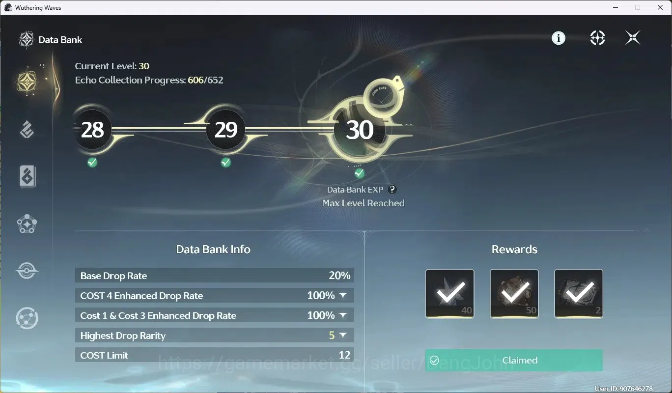 Wuthering Waves Accounts SEA|UL 52|Rank 6|1 Char Limited [Phrolova R6 + Sig image 8