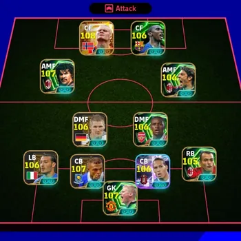 eFootball Accounts High-End =[ Collective 3310+ ]= ➜ Haaland ➺ Eto ➜ Gullit ➺ Costa ➜ Schmichael ➺ Desailly ➜ Viera
