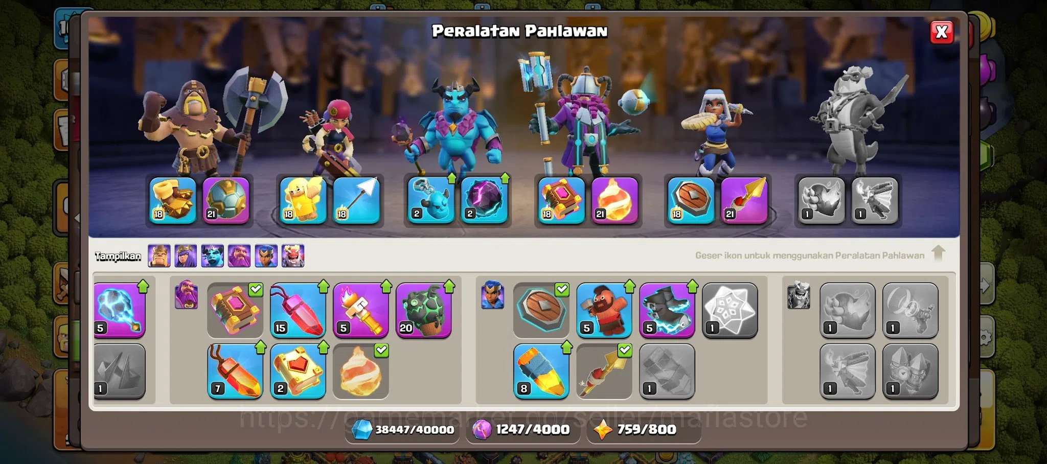 Clash of Clans Accounts TH14 Archer Queen Lvl 80 MAX! Lvl 163 Account with image 15