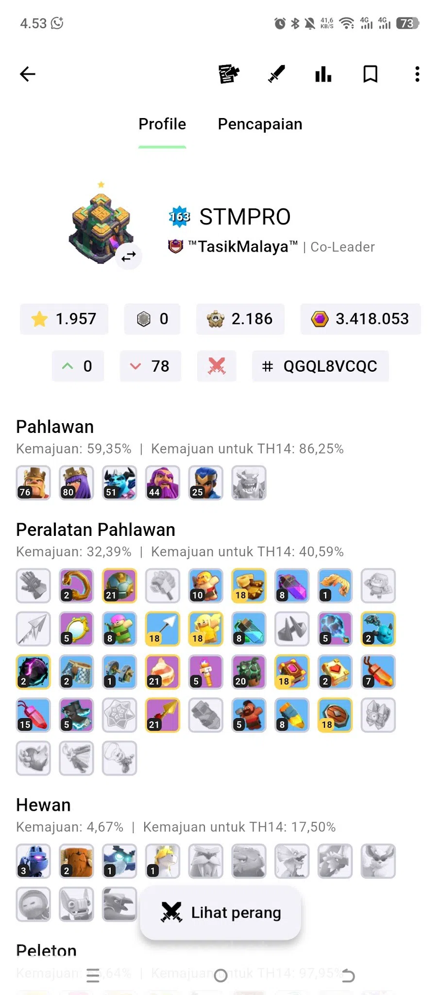 Clash of Clans Accounts TH14 Archer Queen Lvl 80 MAX! Lvl 163 Account with image 20