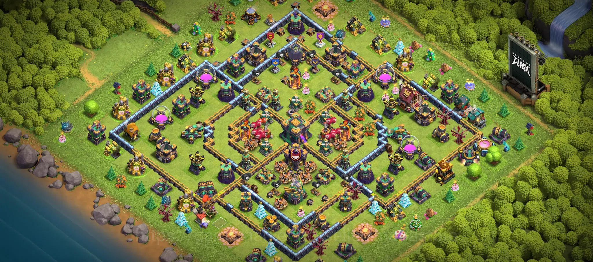 Clash of Clans Accounts TH14 Archer Queen Lvl 80 MAX! Lvl 163 Account with image 3