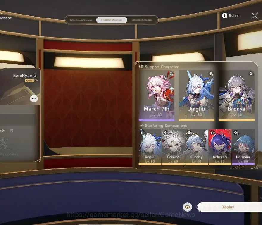 Honkai Star Rail Accounts Asia|TL 65|2,7k SJ|13 Limited|Anaxa,Sunday,Lingsha image 2