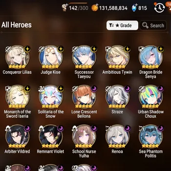 Epic Seven Accounts Mid-Tier Global UnVerif|NewEra|18 ML(Zio,Yulha,Monarch,LC Bellona,etc)+Full CZN,AB