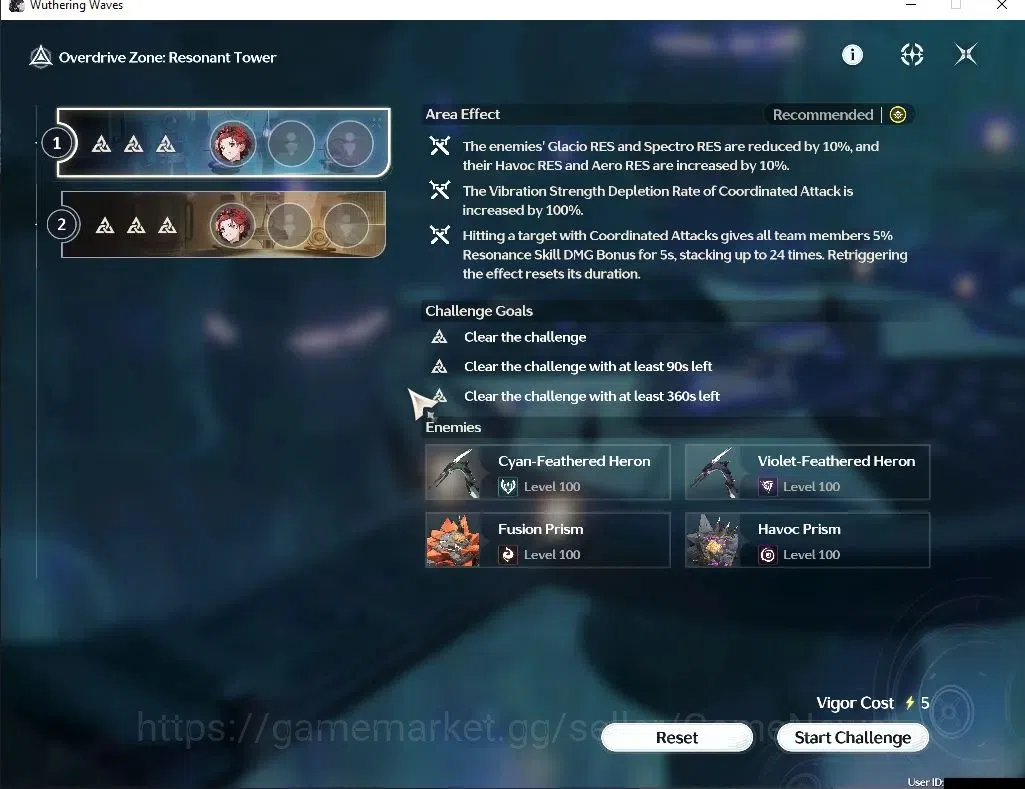 Wuthering Waves Accounts Starter SEA | UL 48| 3 Limited| Lucy RC 5 + Sign, Lucilla, Rebecca |DB Lvl 30|Female MC|Log 18