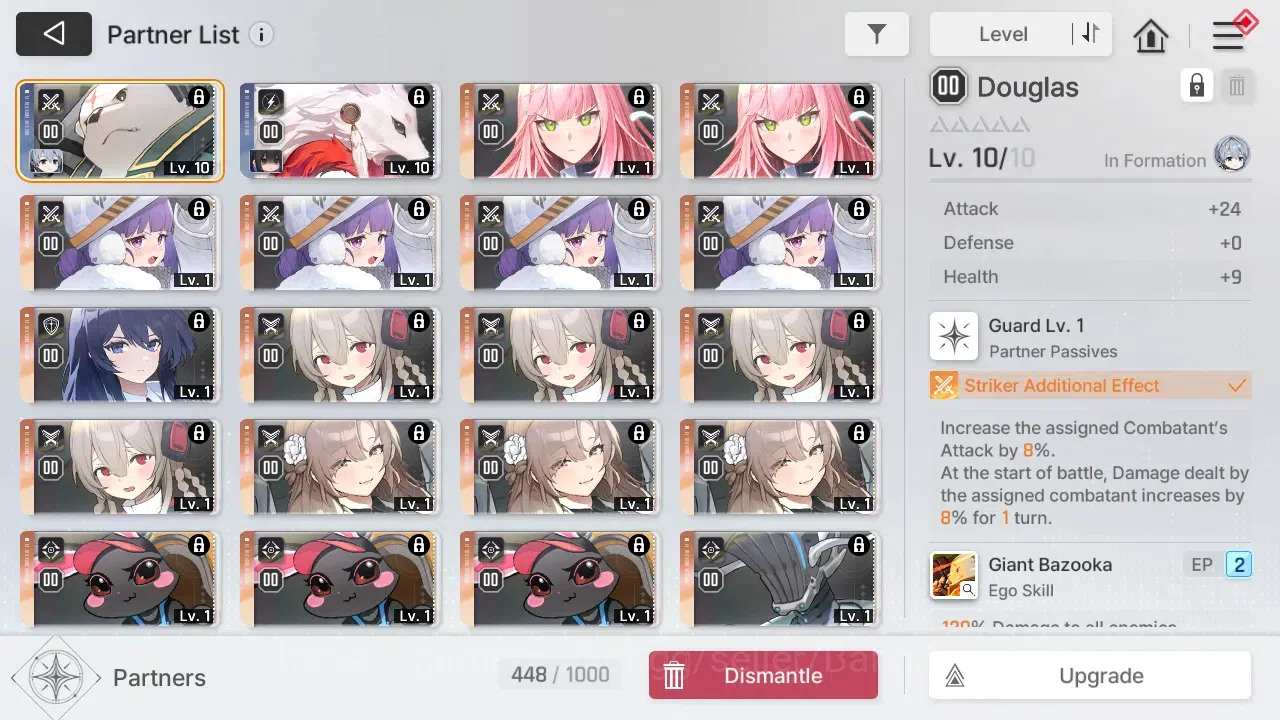Chaos Zero Nightmare Accounts ASIA | Lvl 54 | 7 SSR | Heidemarie ME2 | Luke ME2  image 5