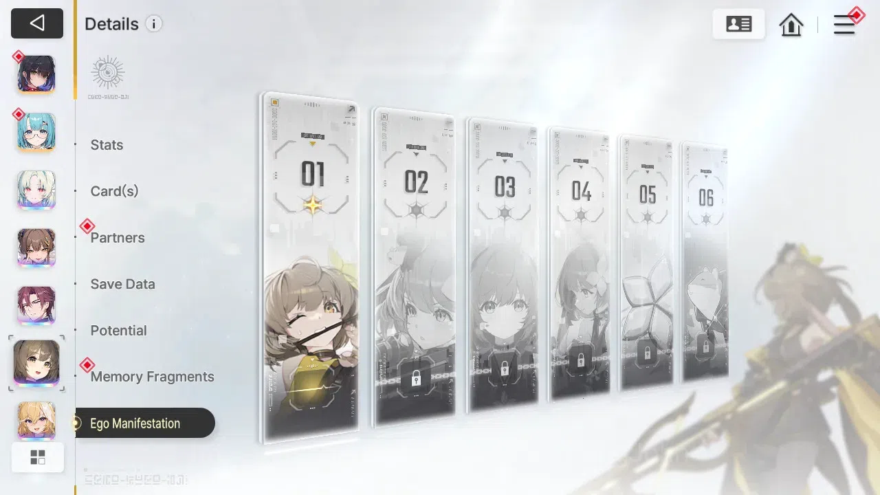 Chaos Zero Nightmare Accounts ASIA | Lvl 54 | 7 SSR | Heidemarie ME2 | Luke ME2  image 7
