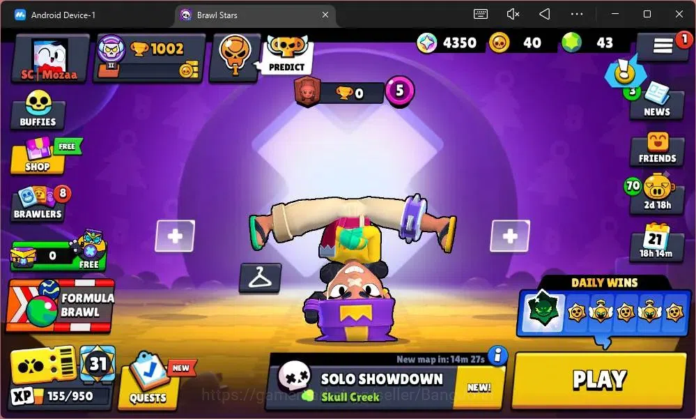 Brawl Stars Accounts Global | 1002 Thropy | 17 Brawler | 3 Max Hypercha image 1