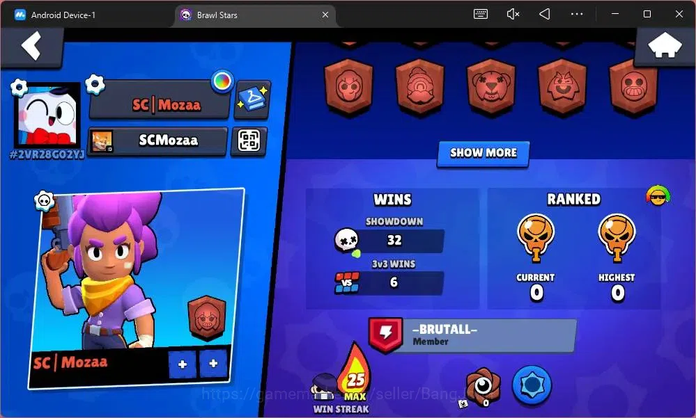 Brawl Stars Accounts Global | 1002 Thropy | 17 Brawler | 3 Max Hypercha image 3