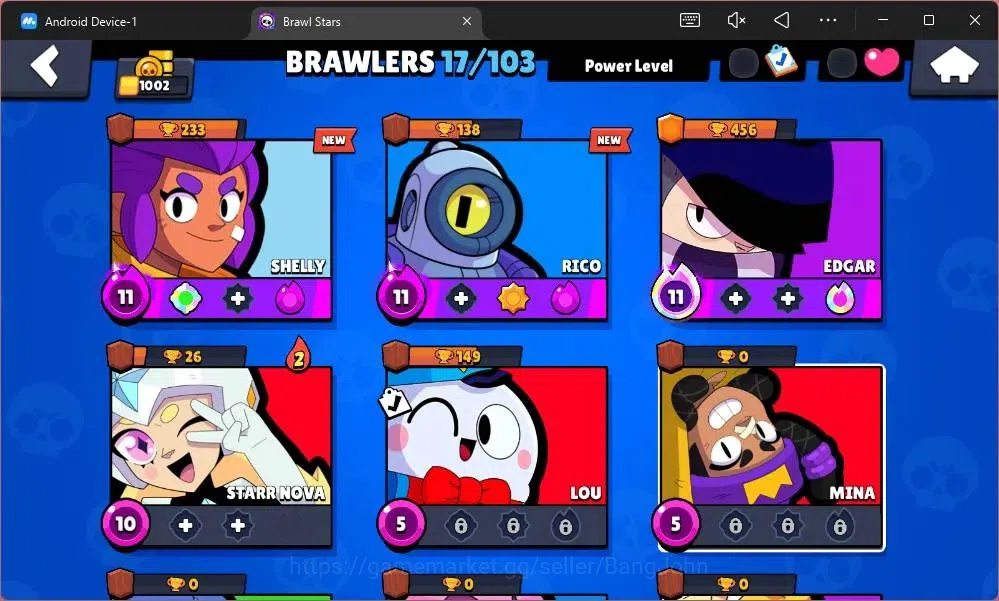 Brawl Stars Accounts Global | 1002 Thropy | 17 Brawler | 3 Max Hypercha image 5