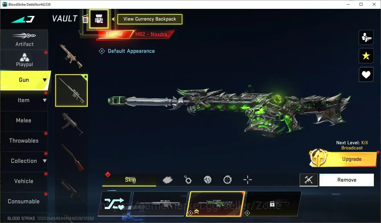 Blood Strike Accounts Starter ASIA|STARTER|1 ETERNAL: MB2-Noxdra|60 Eternal Upgrade Points|2 Legendary Chests|1 Rare 1