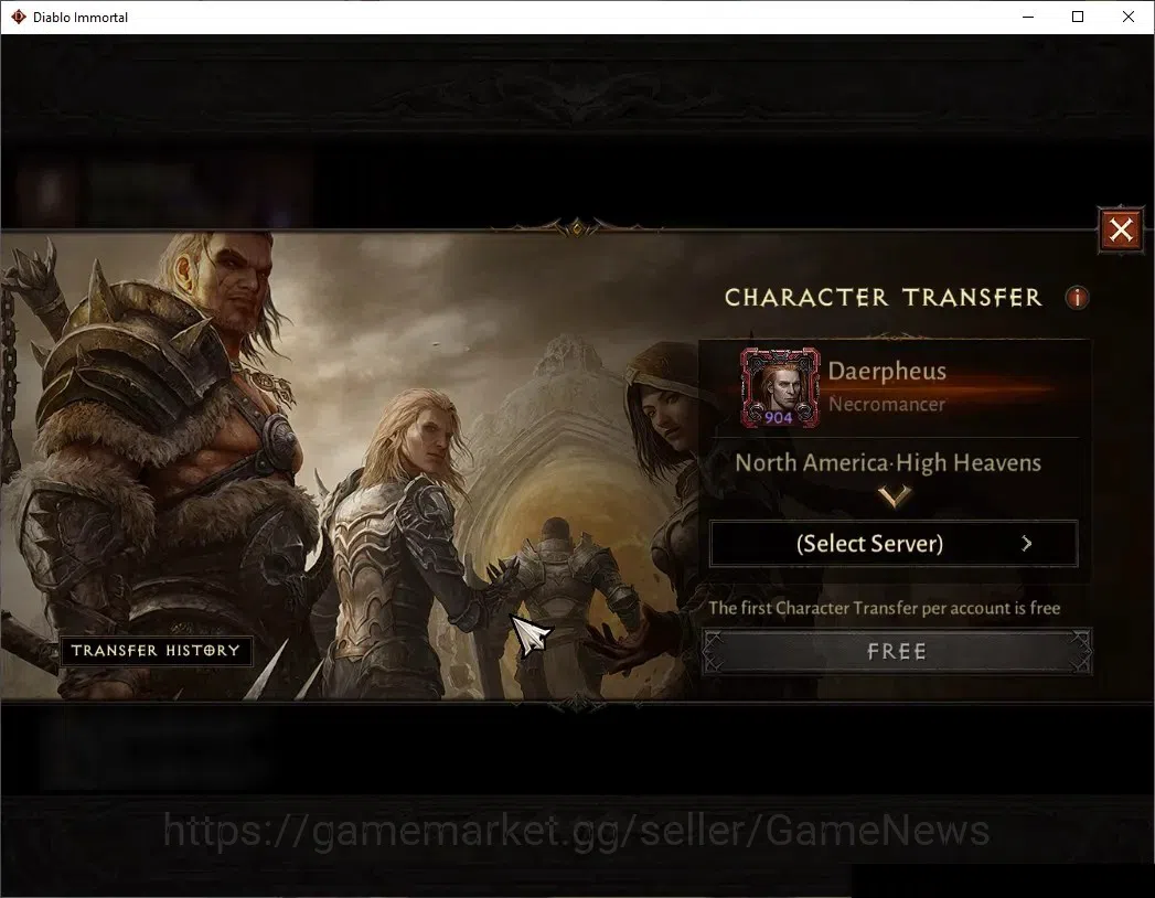 Diablo Immortal Accounts NA - High Heavens|CS ON|Lv60(904)|Necromancer|45K  image 2
