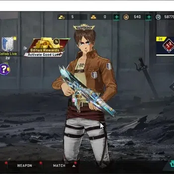 Blood Strike Accounts Collab Skin ASIA|Collab AOT Eren,M4A1 Battle of Faith|Ultra M4A1 Apocalypse|Collab FAL Primal|9
