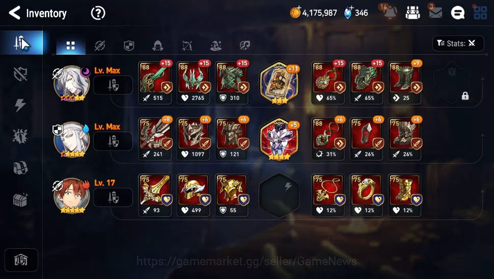 Epic Seven Accounts Starter GLOBAL Unverif|Starter|4 ML(Straze,F Lidica,Zio, PC Flan),Stark,Fenne,etc|Poh+Bles ON|9k 14
