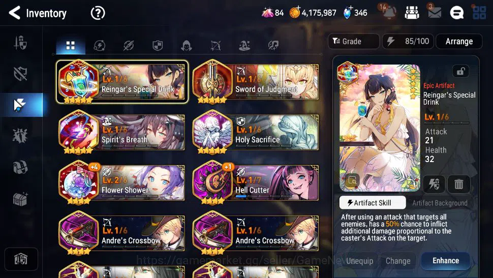 Epic Seven Accounts Starter GLOBAL Unverif|Starter|4 ML(Straze,F Lidica,Zio, PC Flan),Stark,Fenne,etc|Poh+Bles ON|9k 16