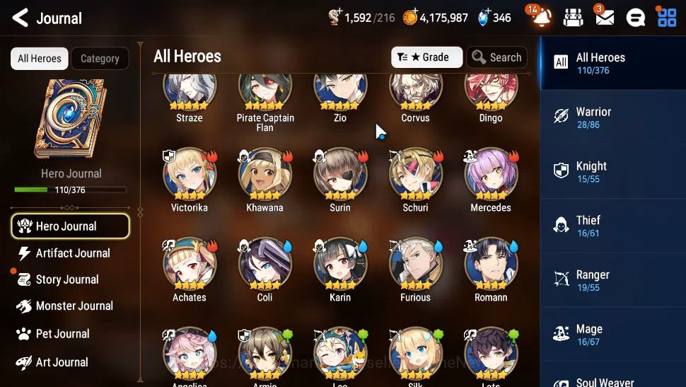 Epic Seven Accounts Starter GLOBAL Unverif|Starter|4 ML(Straze,F Lidica,Zio, PC Flan),Stark,Fenne,etc|Poh+Bles ON|9k 9