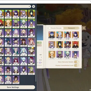 Genshin Impact Accounts Others Asia|AR 53|4 Limited+2(*5 Weapon)|[Kamisato ayato]+Sign,Raiden Shogun,Flins,Columbina|FeMale