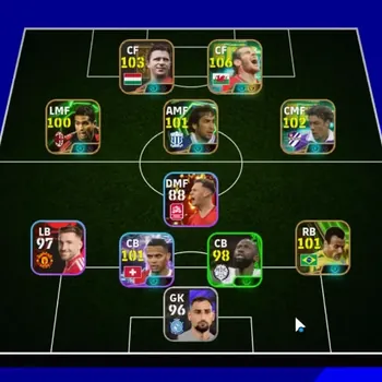 eFootball Accounts Legends & Iconic Players Android|Power 3078|18 Epic Gareth Bale,Ferenc Puskas,Rui Costa,Cafu,Raul|12 Show