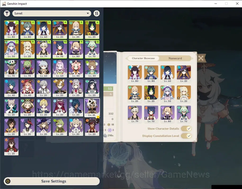 Genshin Impact Accounts ASIA|AR 53|3 Limited + 1(*5 Weapon)|Columbina+Sign image 2