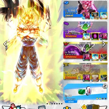Dragon Ball Legends High-End Android|Lv 193|283 Total Power|532 CC|1 LR|5 UL|LR image 1