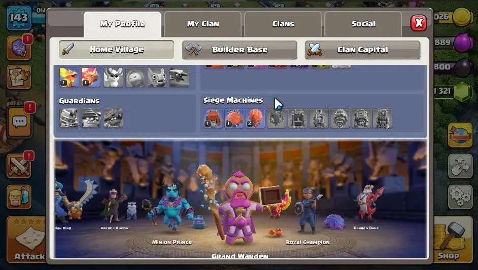 Clash of Clans Accounts ASIA|LV 143|TH 15-BH 5|HH 9|Limited Skin|BK 58,AQ  image 4