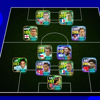 eFootball Accounts Legends & Iconic Players 5 MANAGER BOOSTER | COLECTIVE 3224+, NEW L BONUCCI x F LAMPARD x L MODRIC x ENZO