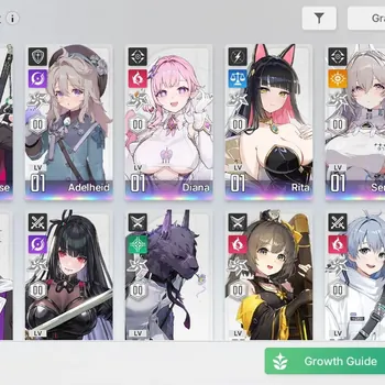 Chaos Zero Nightmare Accounts Global|Lv54|10SSR(Rossweisse
