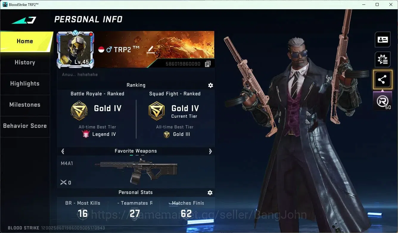 Blood Strike Accounts ASIA | 1 EVO: FAL Evolved Draco | 1 ULTRA GUN | 10 image 17