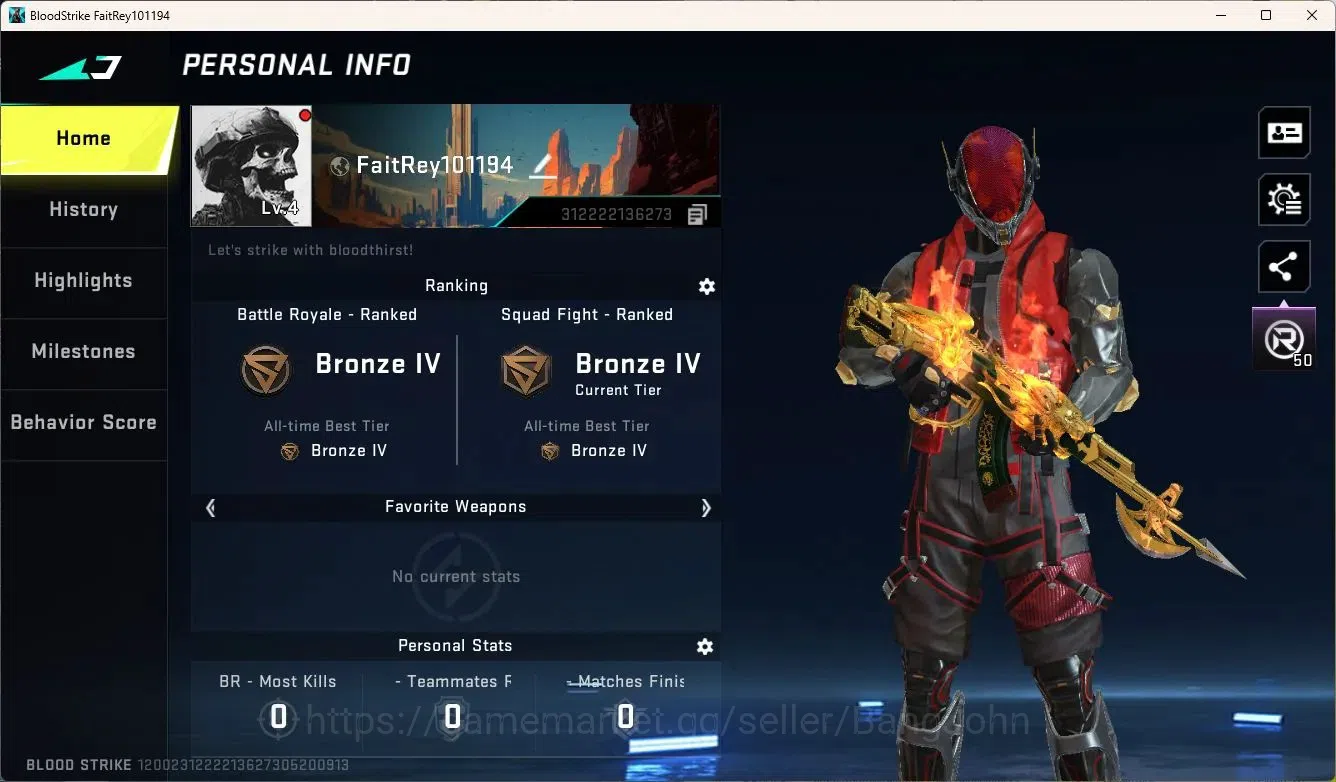 Blood Strike Accounts ASIA | 1 7DS: AK47 | 2 Legendary Guns |More Check  image 6