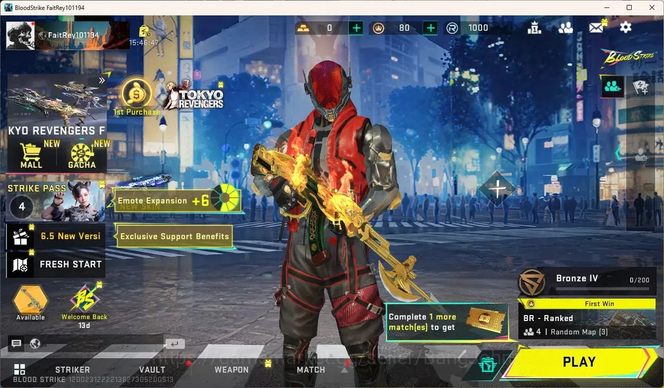 Blood Strike Accounts ASIA | 1 7DS: AK47 | 2 Legendary Guns |More Check  image 7
