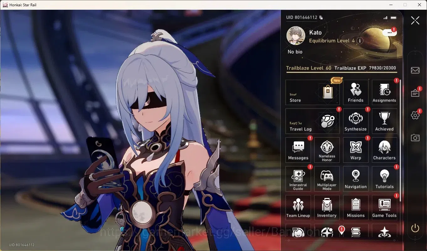 Honkai Star Rail Accounts Mid Game ASIA|TL 60|10 Limitd 1