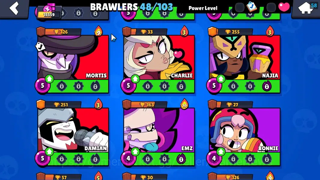Brawl Stars Accounts 15559 Trophy|48 Brawlers 7Max|Full Buffies Shelly| image 10