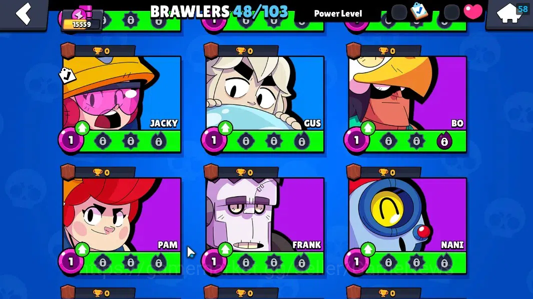 Brawl Stars Accounts 15559 Trophy|48 Brawlers 7Max|Full Buffies Shelly| image 13