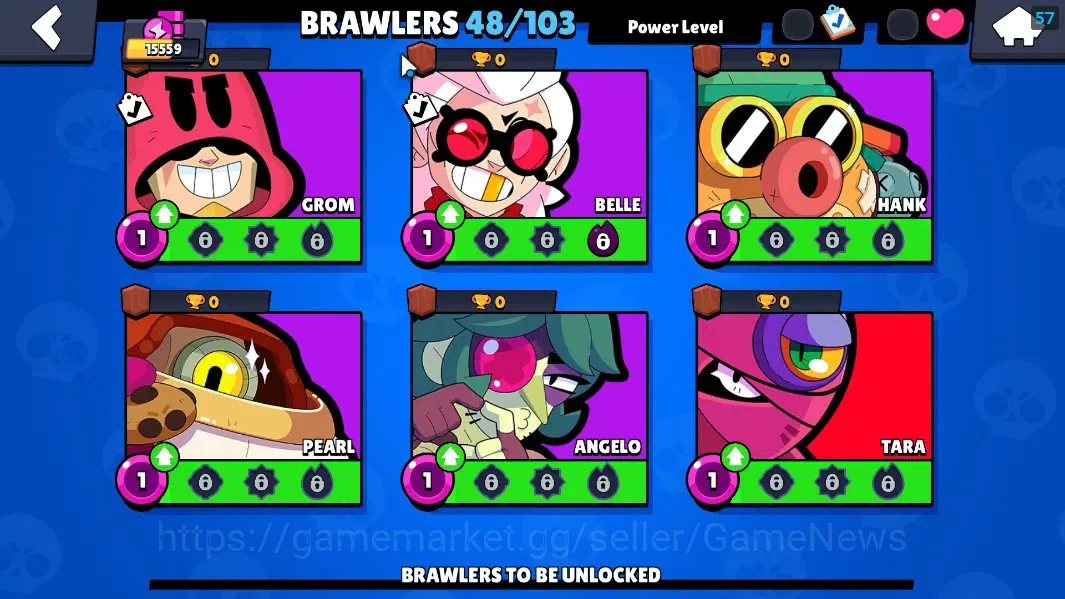 Brawl Stars Accounts 15559 Trophy|48 Brawlers 7Max|Full Buffies Shelly| image 14