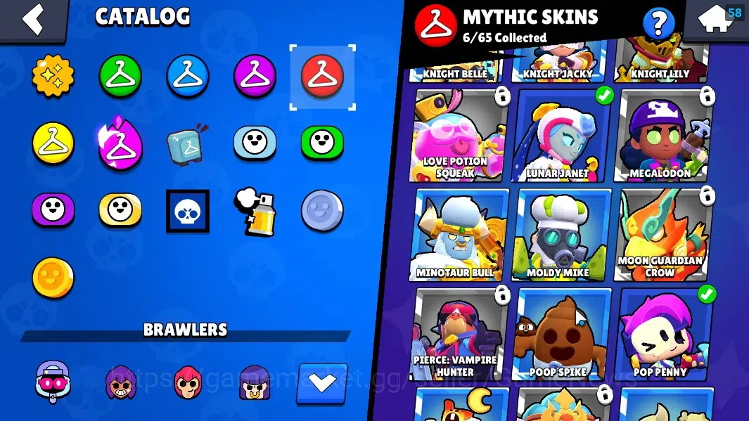 Brawl Stars Accounts 15559 Trophy|48 Brawlers 7Max|Full Buffies Shelly| image 17
